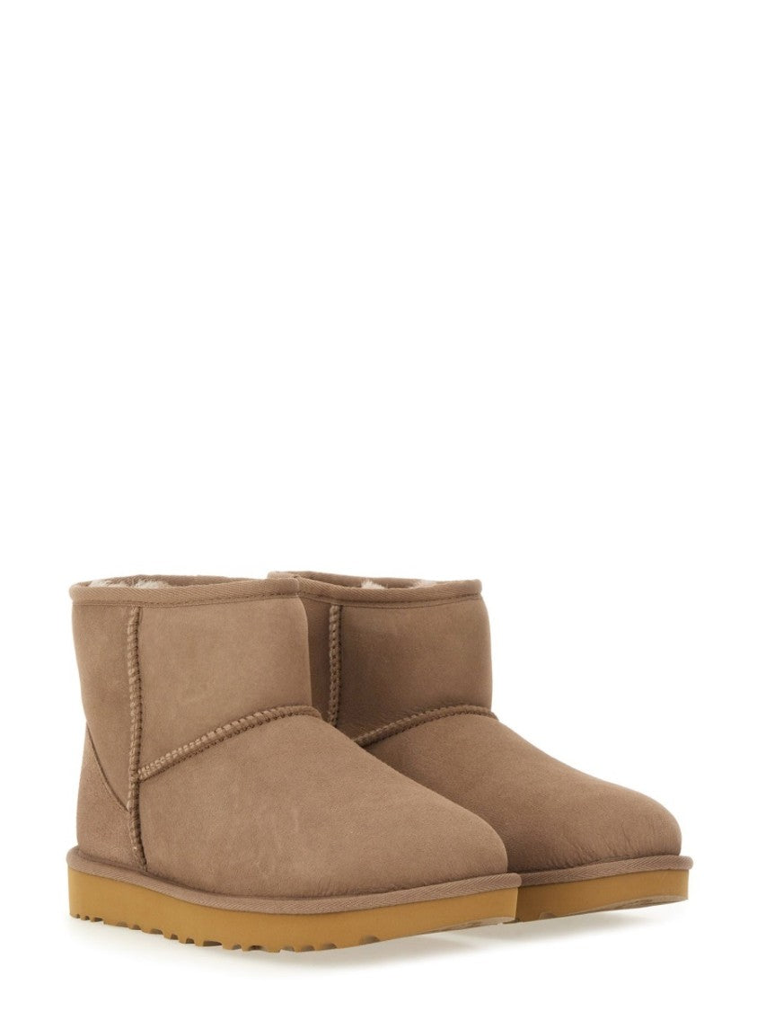 Ugg Classic Mini Ii Leather Ankle Boots
