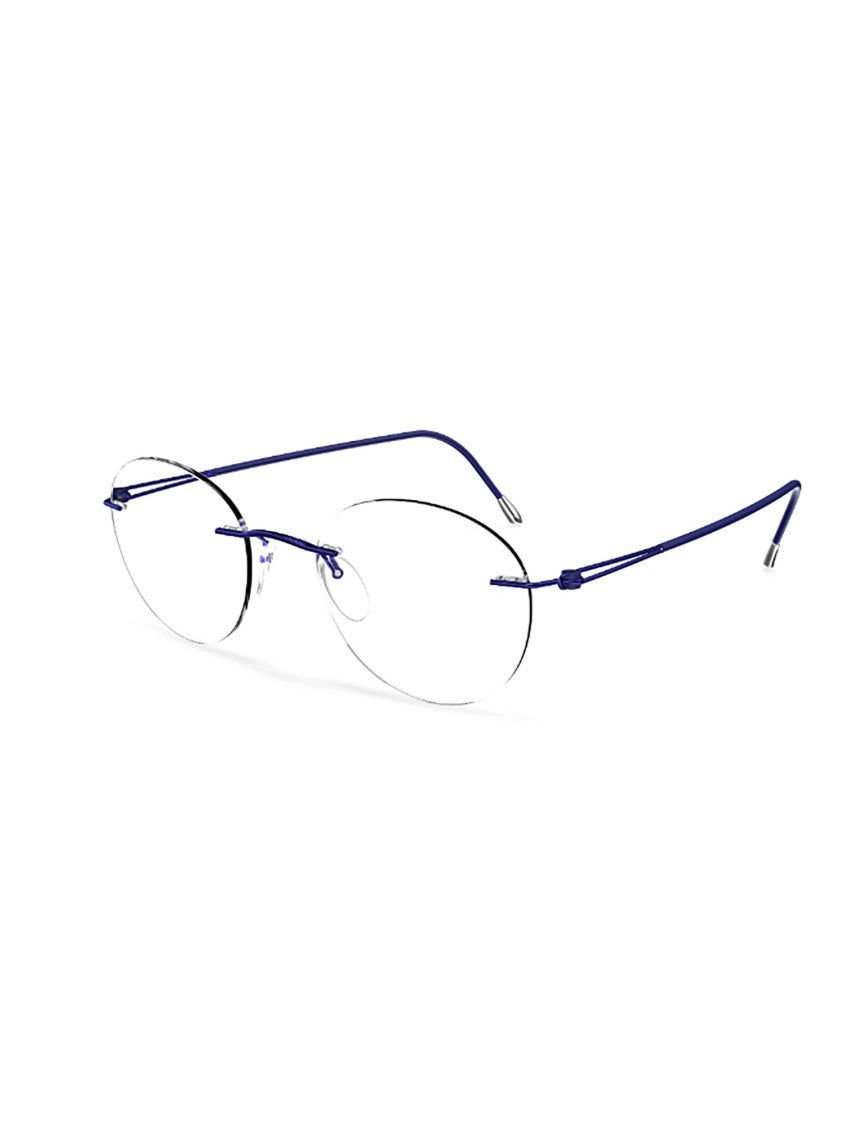Silhouette Sleek Oval-Shaped Optical Frames With Delicate Metal Structure