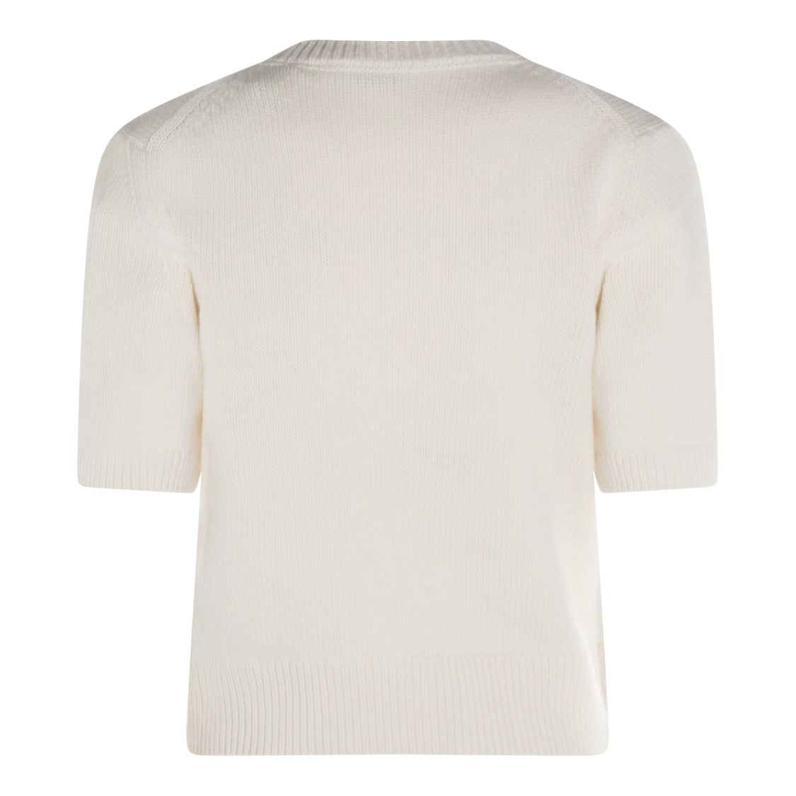 Burberry Elbow Sleeve Wool-Cashmere Blend Sweater