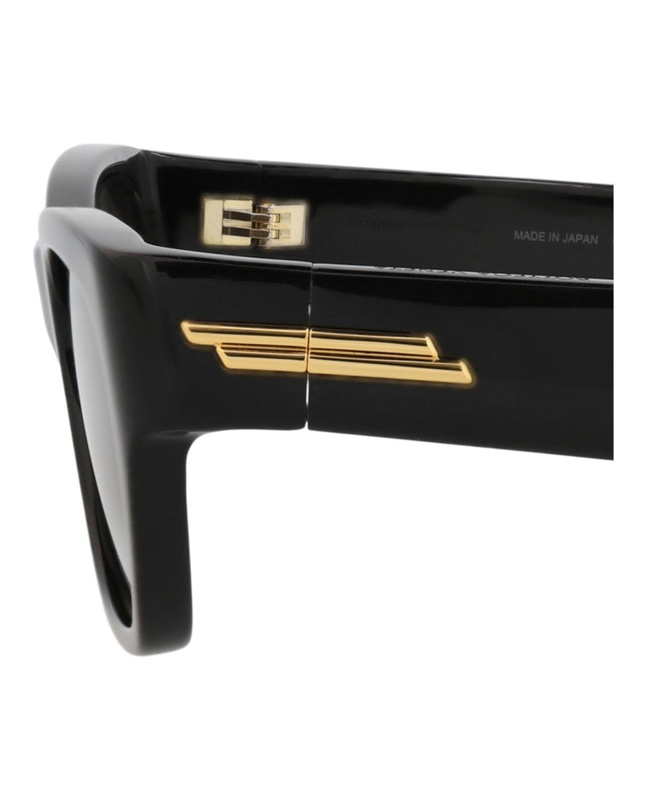 Bottega Veneta Square-Frame Acetate Sunglasses With Gold Accents