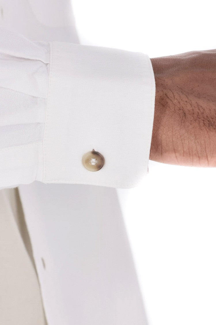 A.P.C. Relax Fit Cotton Piquet Shirt With Pocket