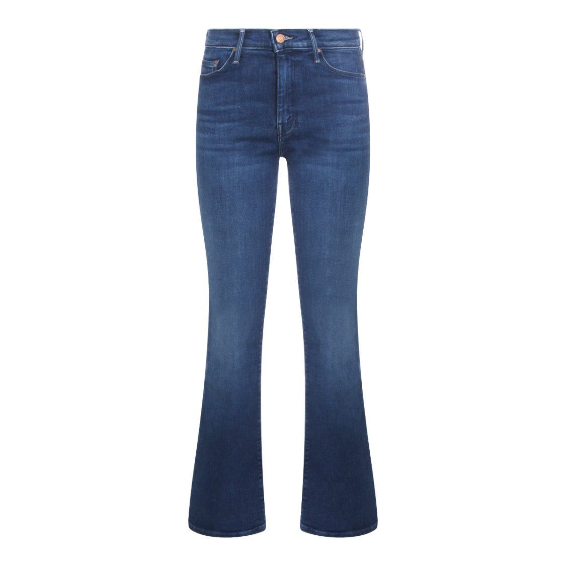Mother Straight-Leg Jeans With Mid-Rise Waist