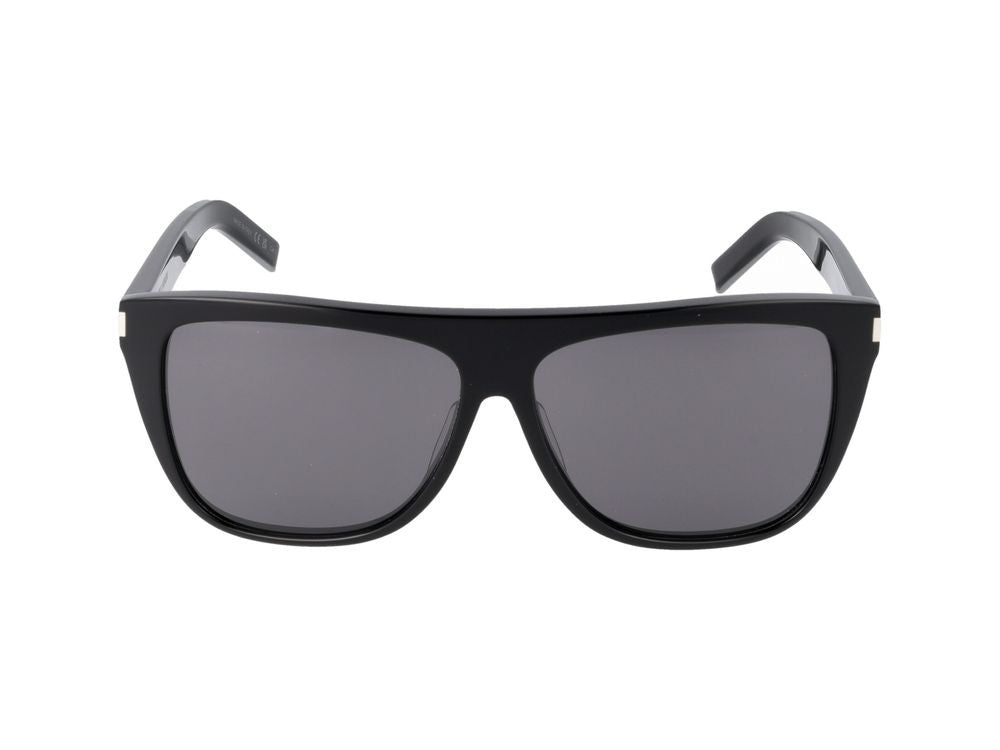 Saint Laurent Black Sl 1 Square Sunglasses