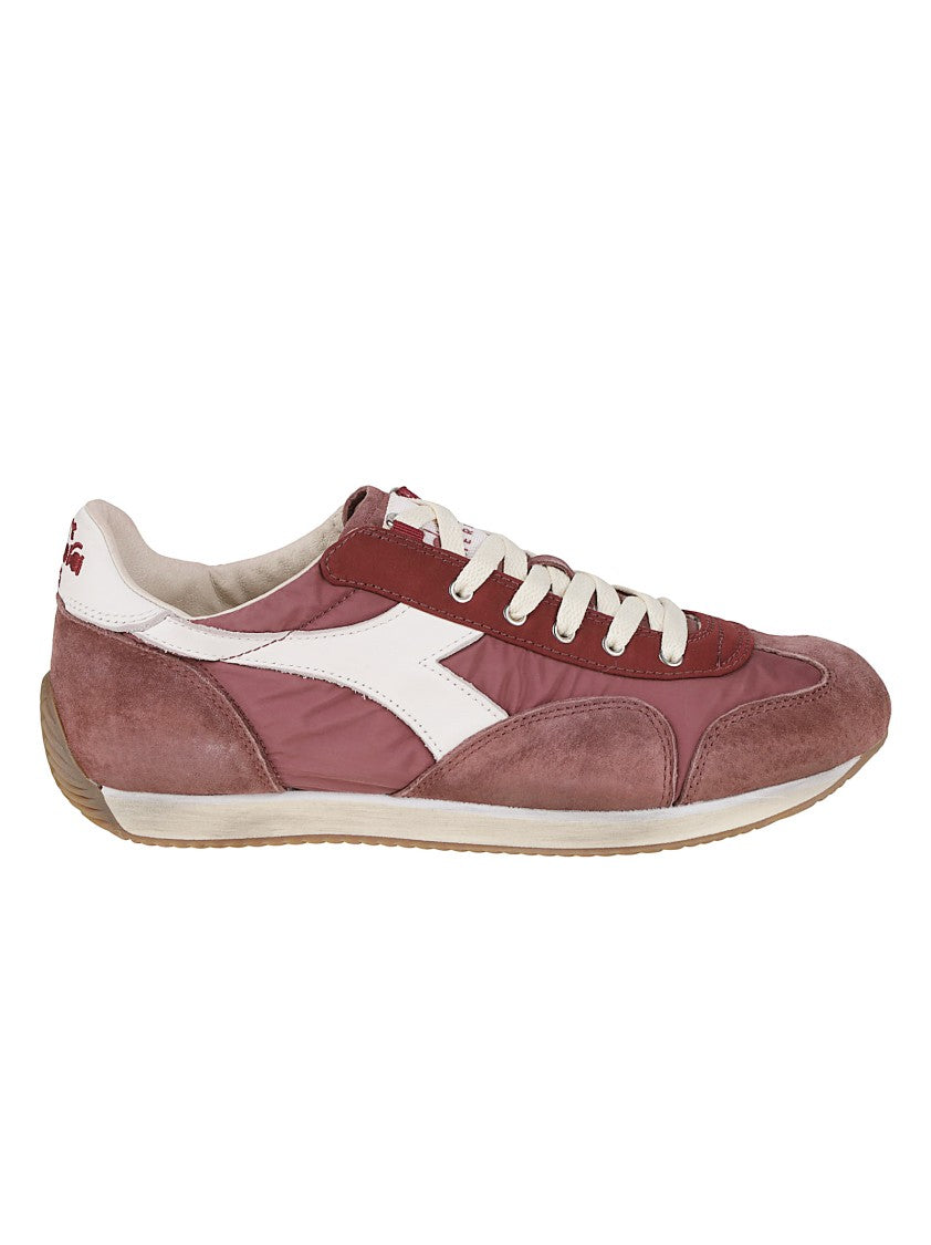 Diadora Equipe Vela Sw Low-Profile Burgundy Sneakers