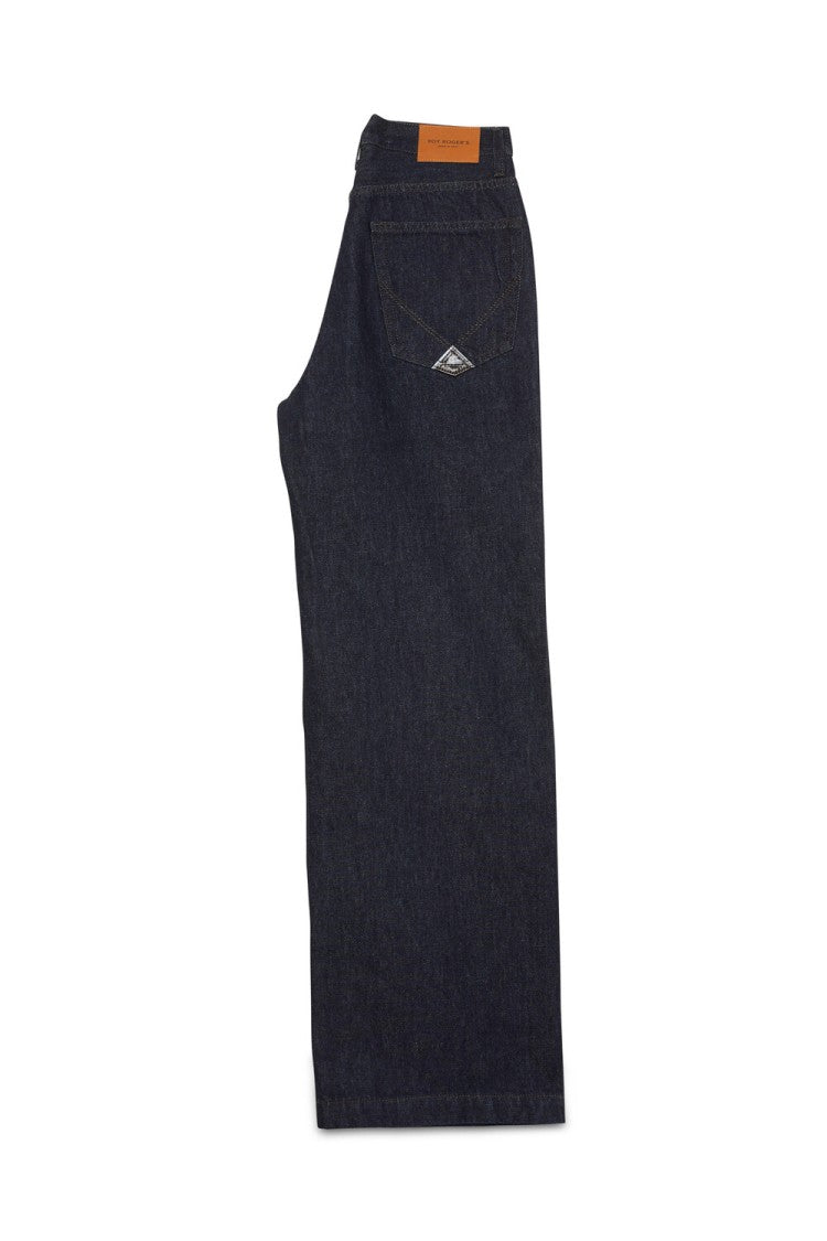 Roy Rogers Flare Fit Denim Jeans Tassel Detail
