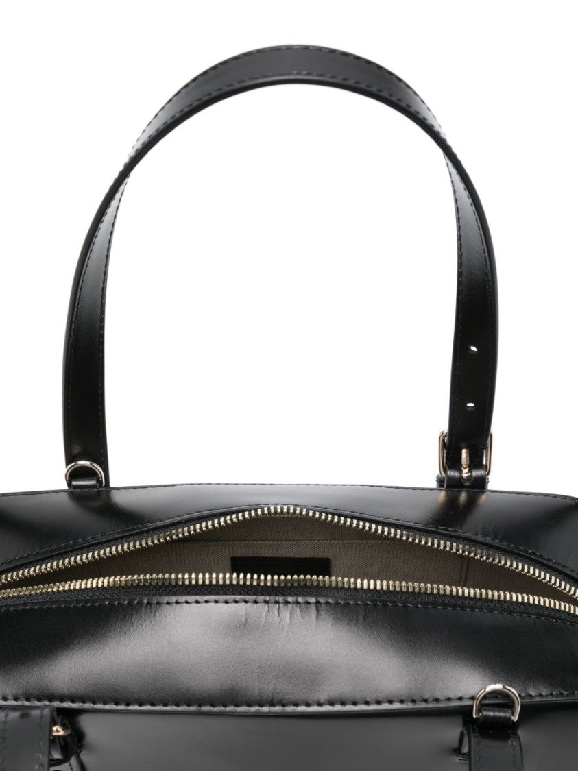 A.P.C. Black Shoulder Bag With Versatile Carrying Options