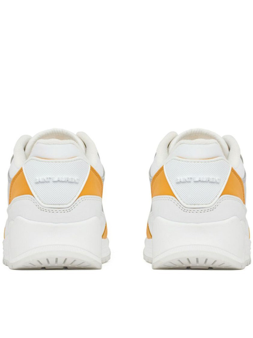 Saint Laurent Bump Color-Block Calf Leather Sneakers