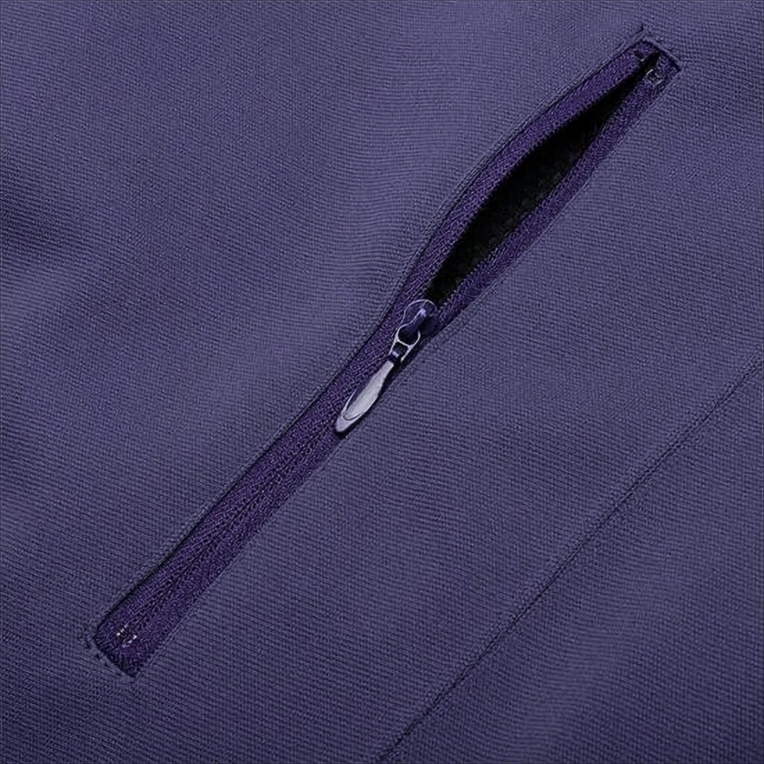 South2 West8 High Collar Activewear Jacket With Subtle Embroidery