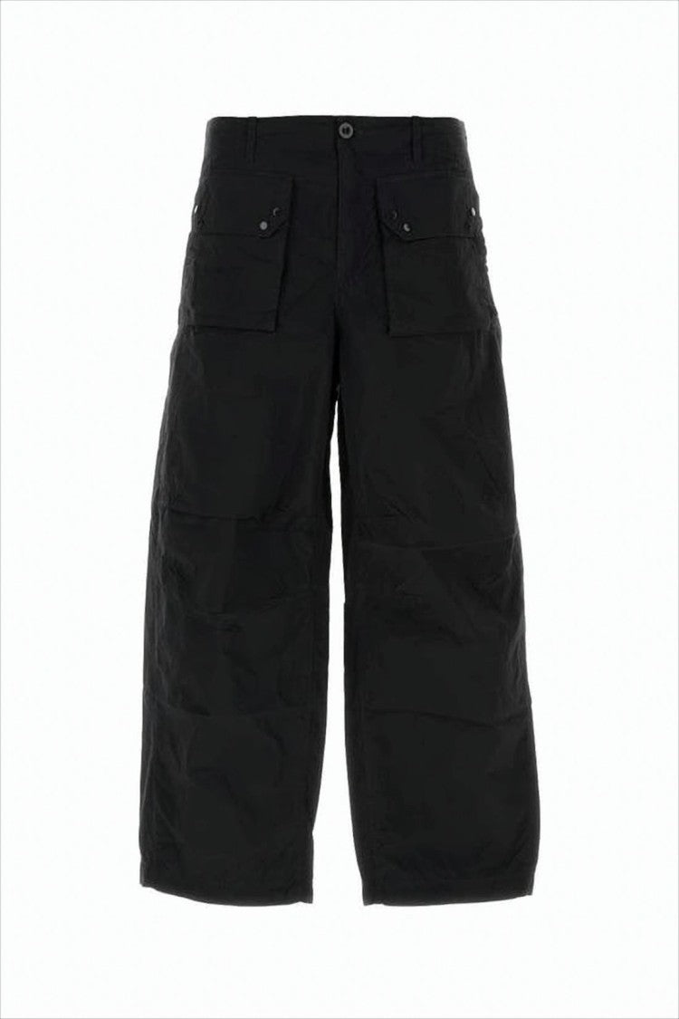 Ten C Straight-Leg Trousers With Wide Leg Design And Minimalist Aesthetic
