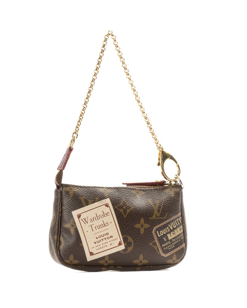 Louis Vuitton Pochette Mini Accessoires Trunks Monogram