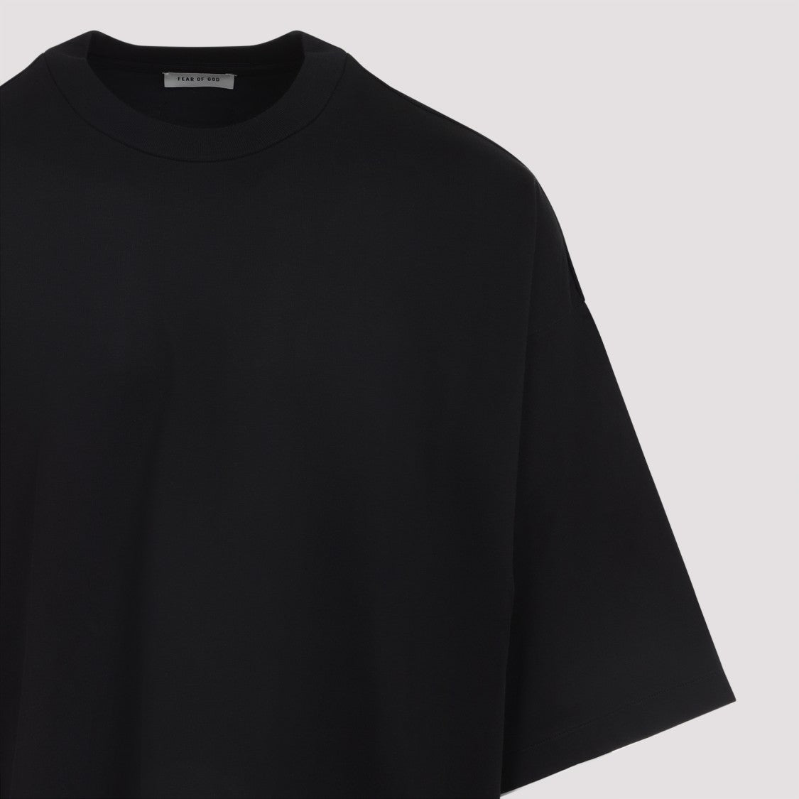 Fear Of God Relaxed Black Cotton T-Shirt