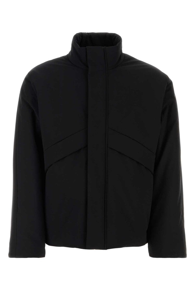 Salvatore Ferragamo Black Polyester Padded Jacket