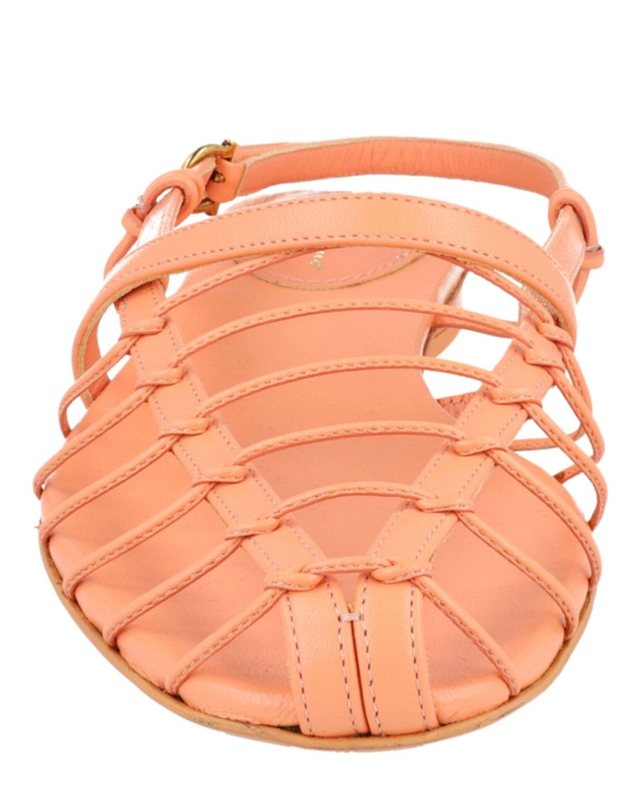 Ferragamo Shay 10 Caged Slingback Sandals