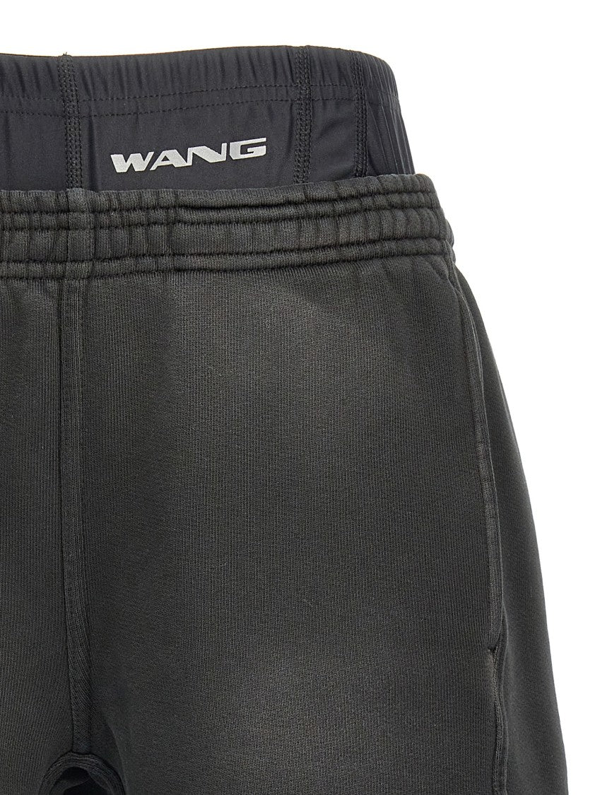 T By Alexander Wang Layered Cotton Technical Fabric Boxer Shorts