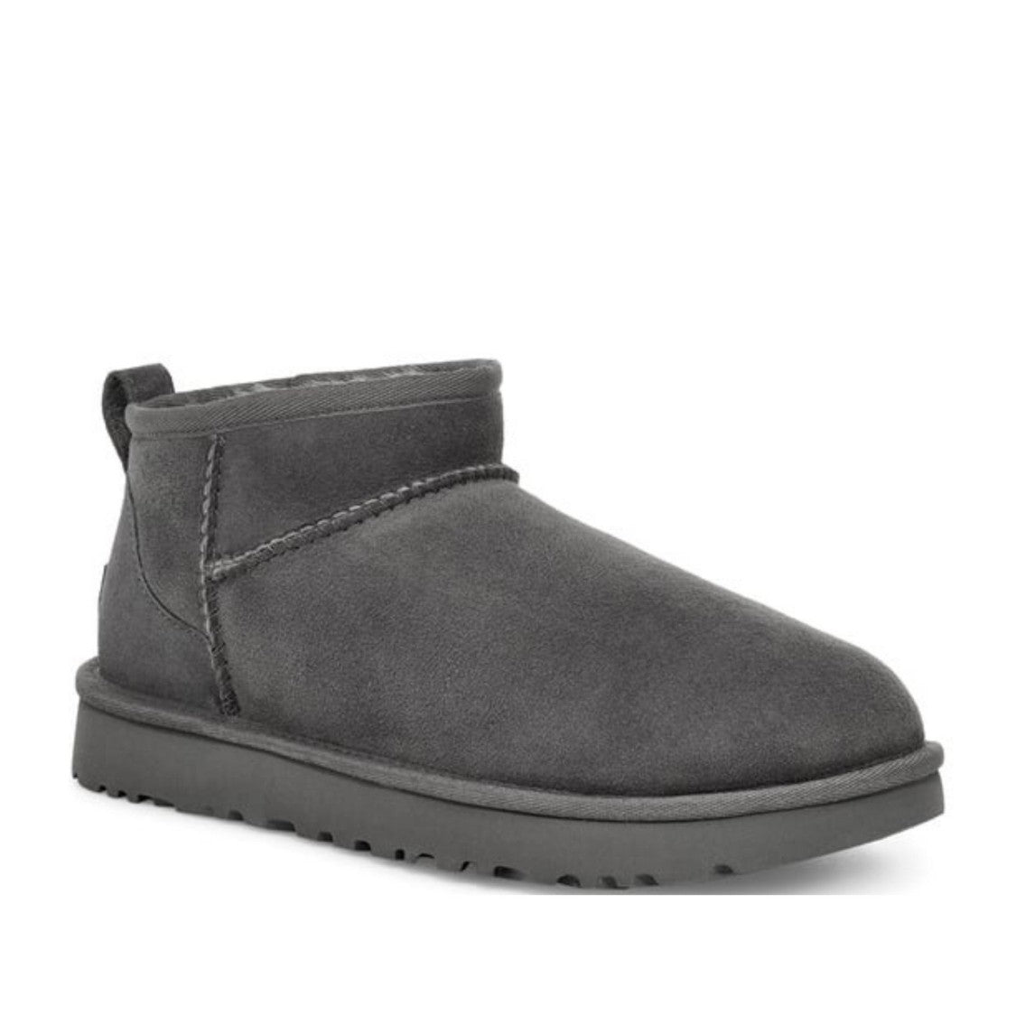 Ugg Gray Classic Ultra Mini Sheepskin Boots
