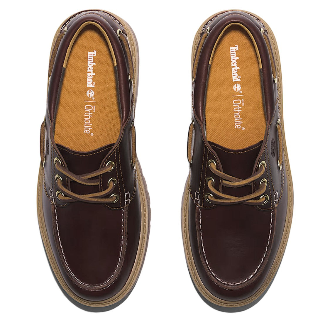 Timberland Stone Street Leather Platform Loafers With 360° Lacing And Chunky Sole