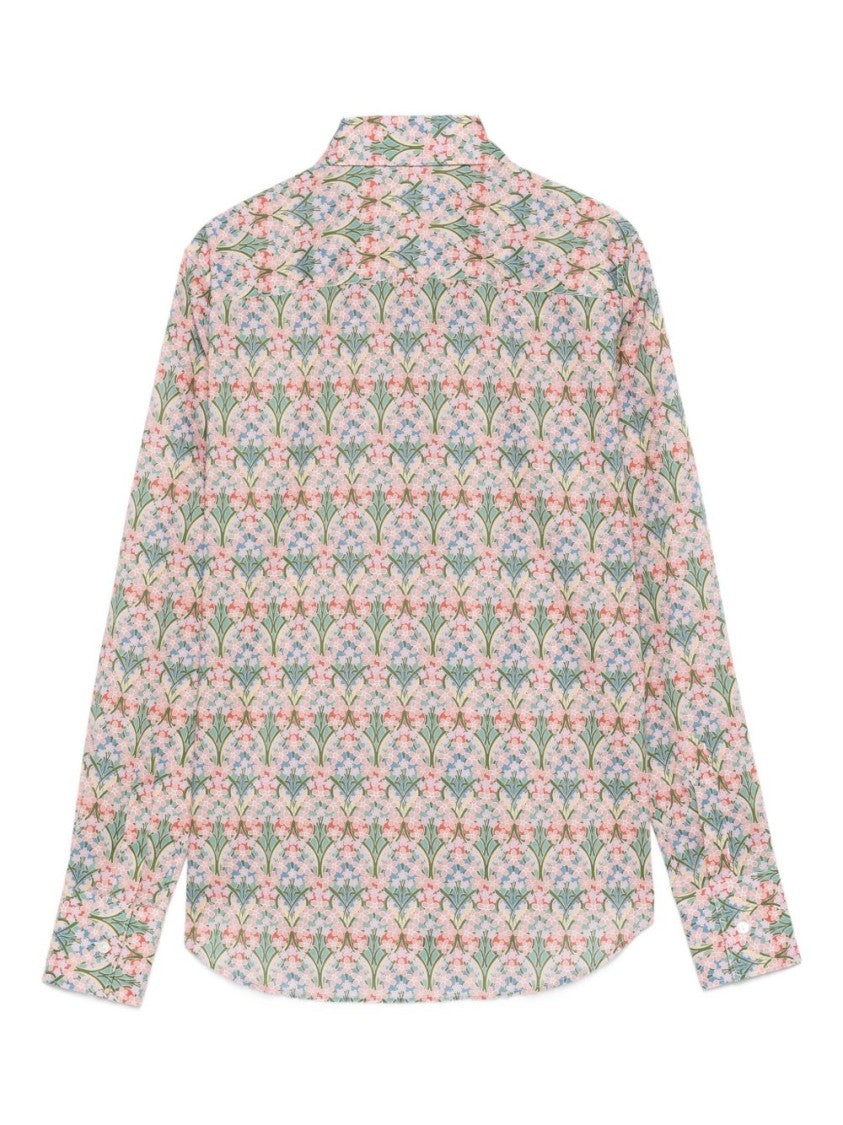 Xacus Multicolour Floral Shirt With Classic Collar