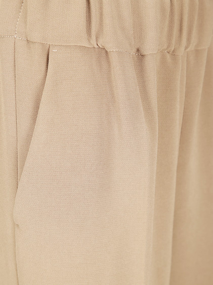 Alberto Biani Straight Leg Trousers With Slit Hem