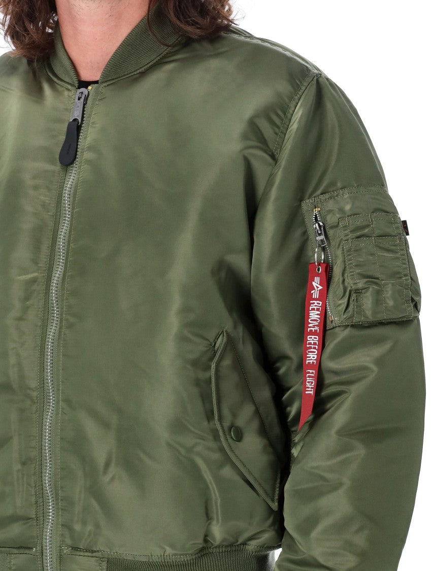 Alpha Industries Ma-1 Reversible Green Bomber Jacket
