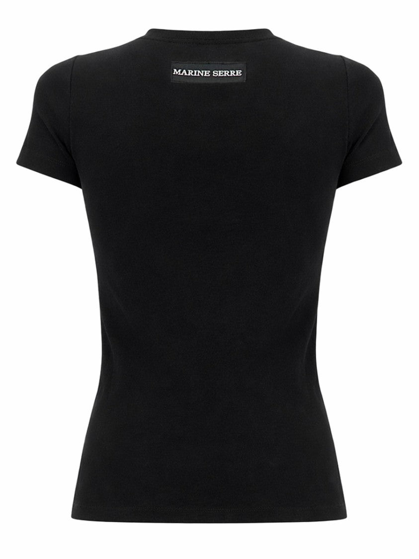 Marine Serre Moon Centered Crescent T-Shirt