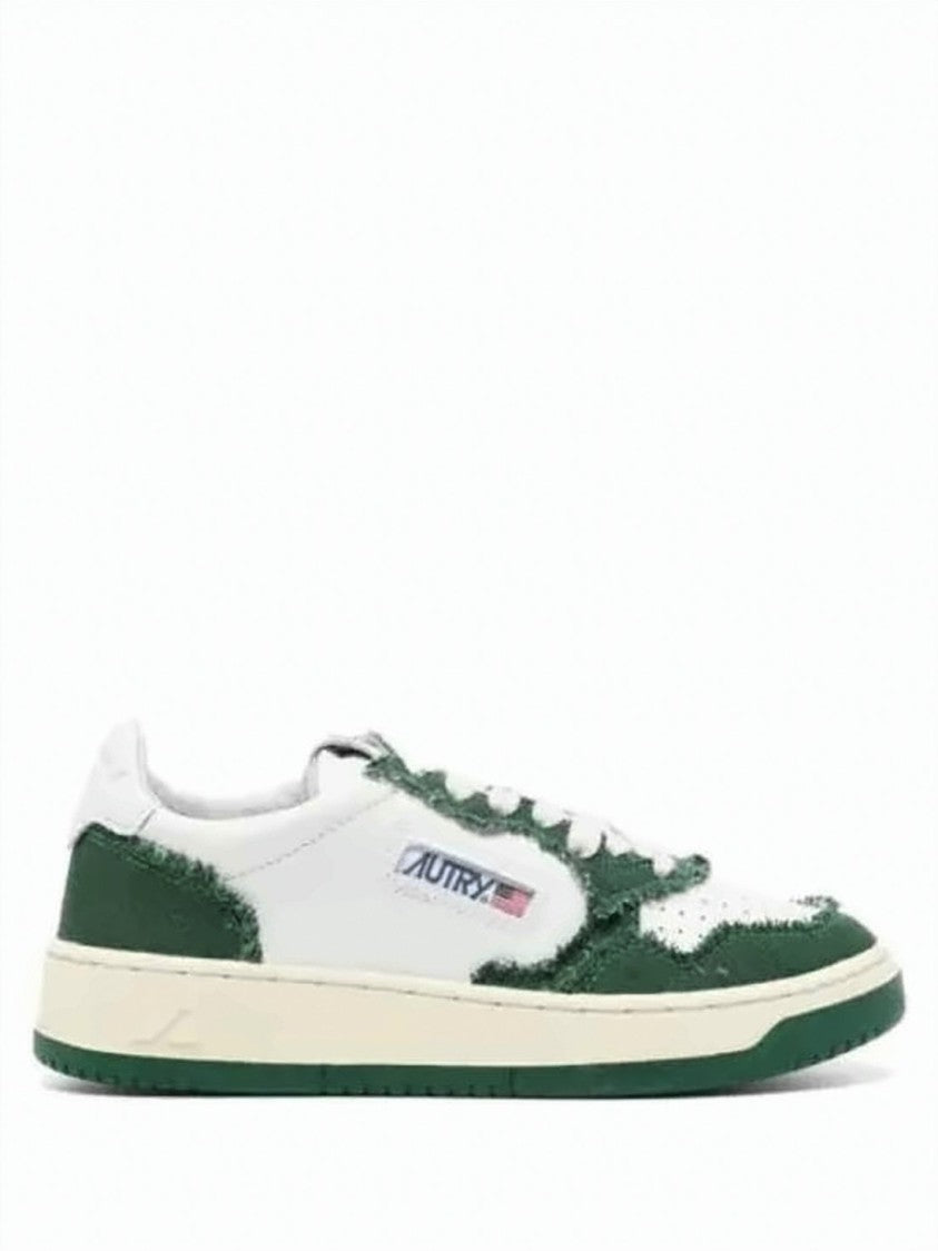 Autry Low-Top Sneakers With Smooth And Textured Accents