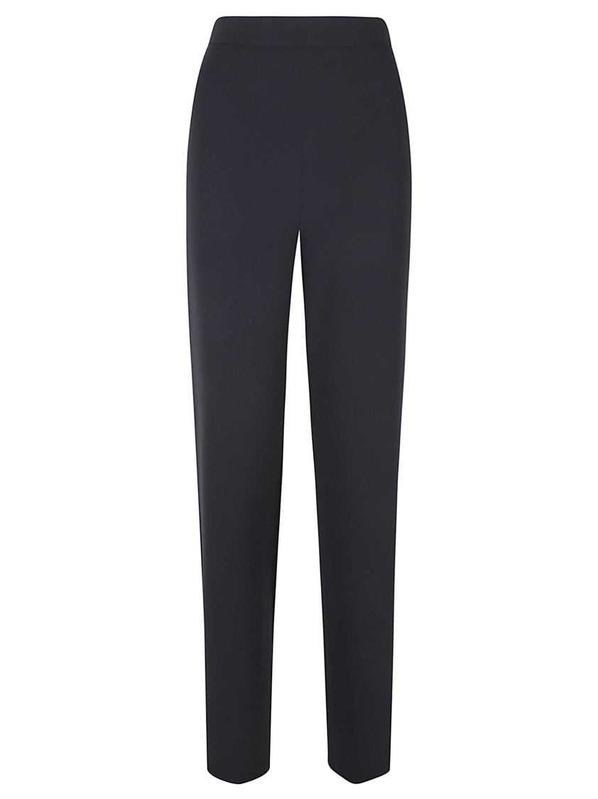 Max Mara Tailored Straight-Leg Trousers With High Waist And Matte Finish