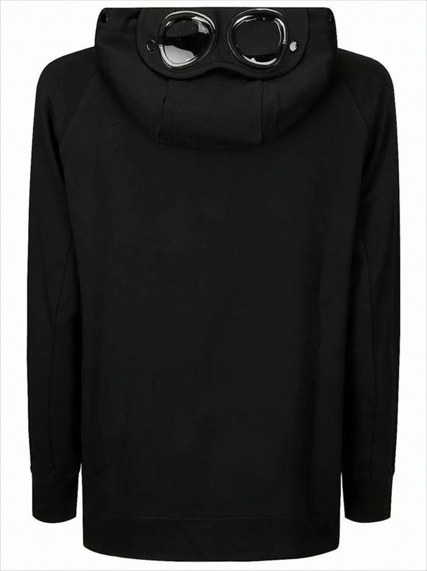 C.P. Company Hooded Sweatshirt With Integrated Goggles And Zippered Pockets