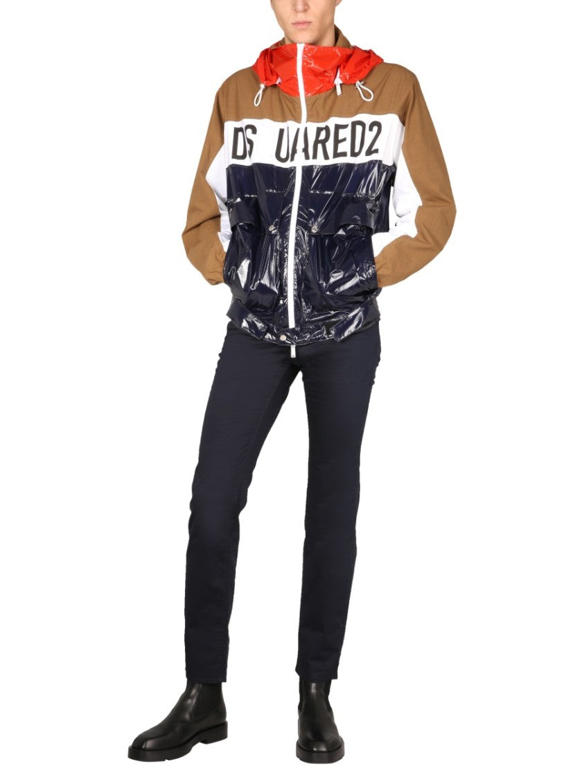 Dsquared2 Technical Fabric Bomber Jacket