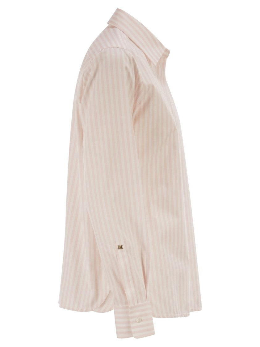 Max Mara Mxmaccenni - Striped Poplin Shirt