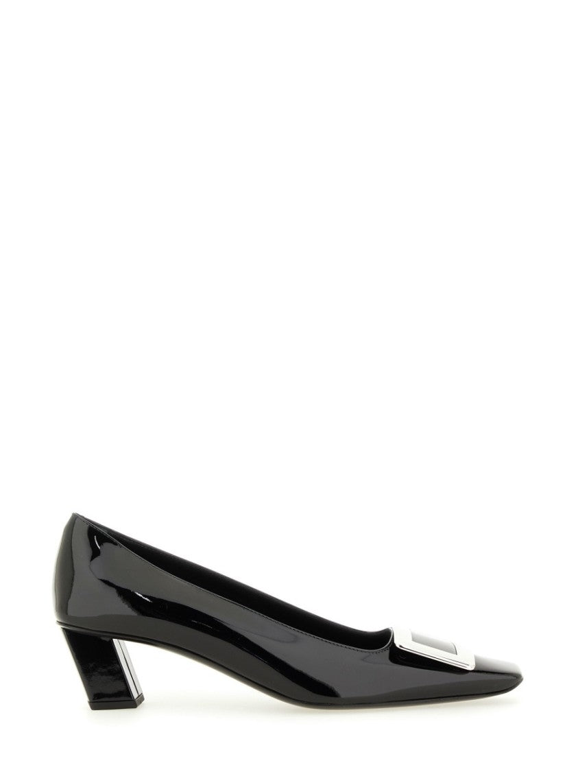 Roger Vivier Belle Vivier Pumps Square Buckle Calfskin