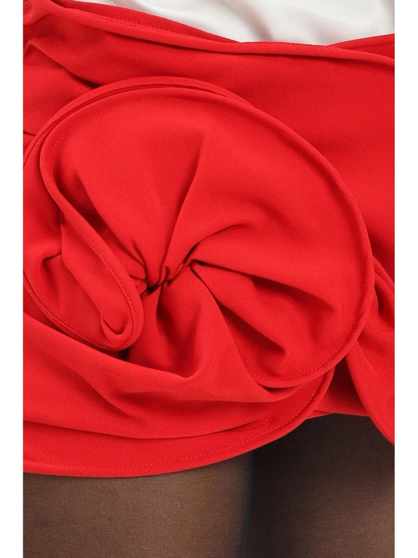 Odi Odi Gathered Detail Extra Mini Skirt With Zip Closure
