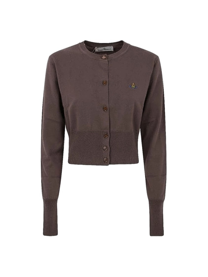 Vivienne Westwood Cropped Cardigan With Button-Down Front