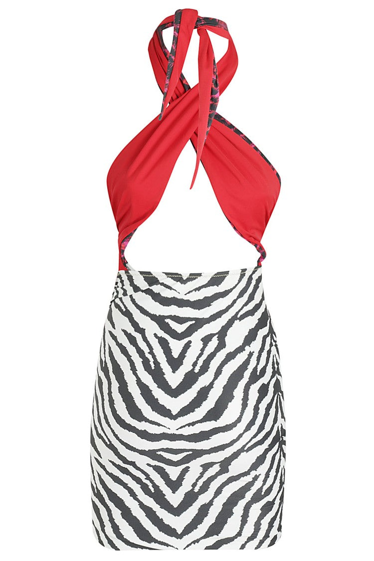 Reina Olga Stallion Mini Dress