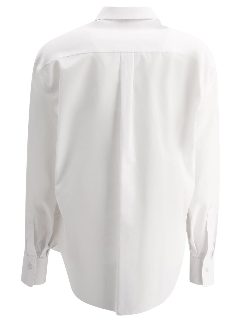 Alexander Mcqueen Optical White Cotton Poplin Shirt