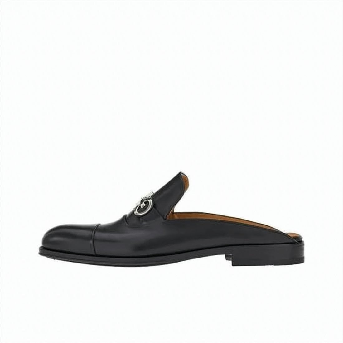 Salvatore Ferragamo Black Slip-On Loafers