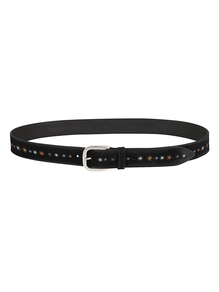 Orciani Hunting Asterisk Calf Leather Belt