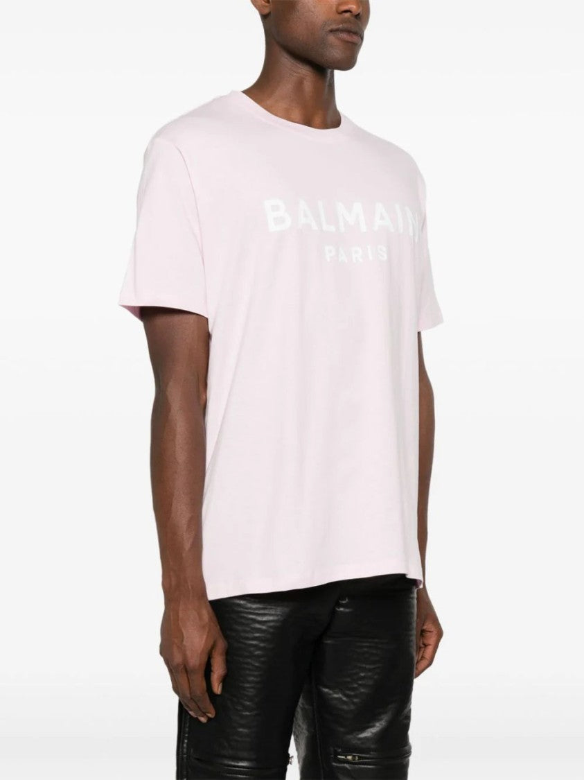 Balmain Logo-Print Cotton T-Shirt