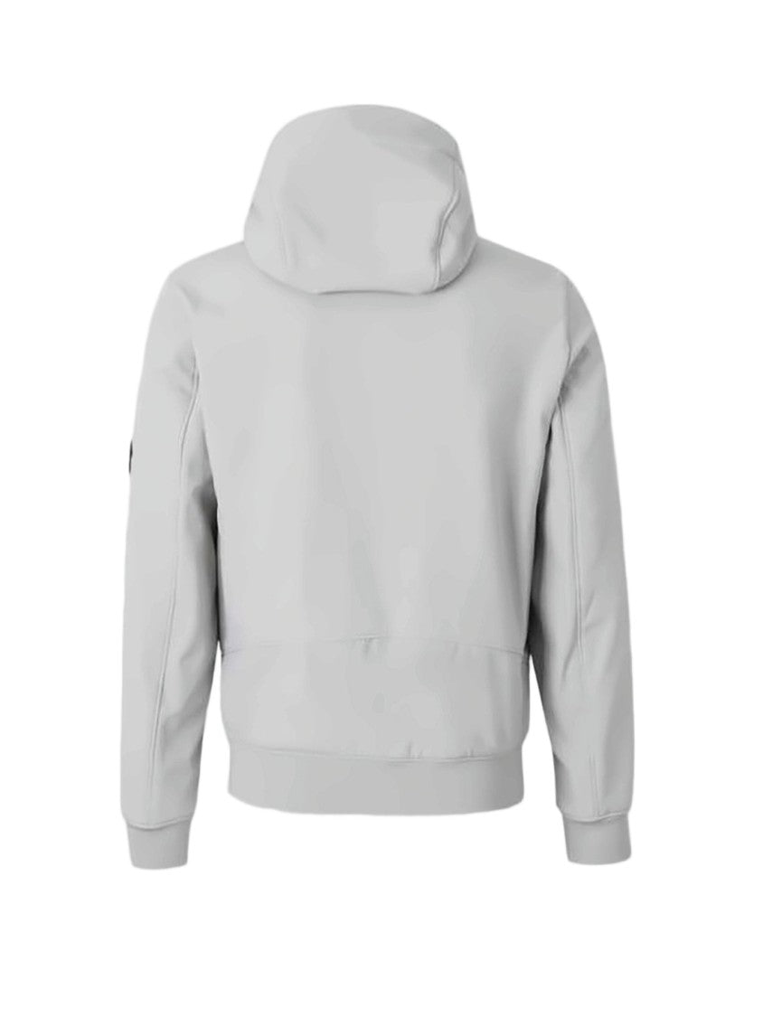 C.P. Company Light Grey Casual Jacket With Hood
