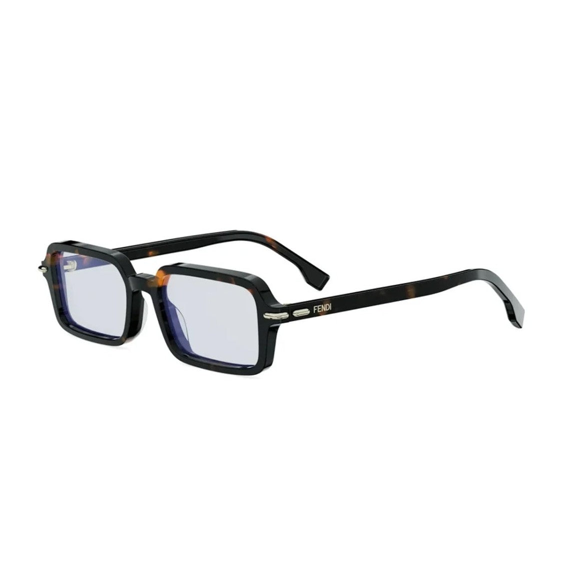 Fendi Fendi Selleria Rectangular Sunglasses With Acetate Frame