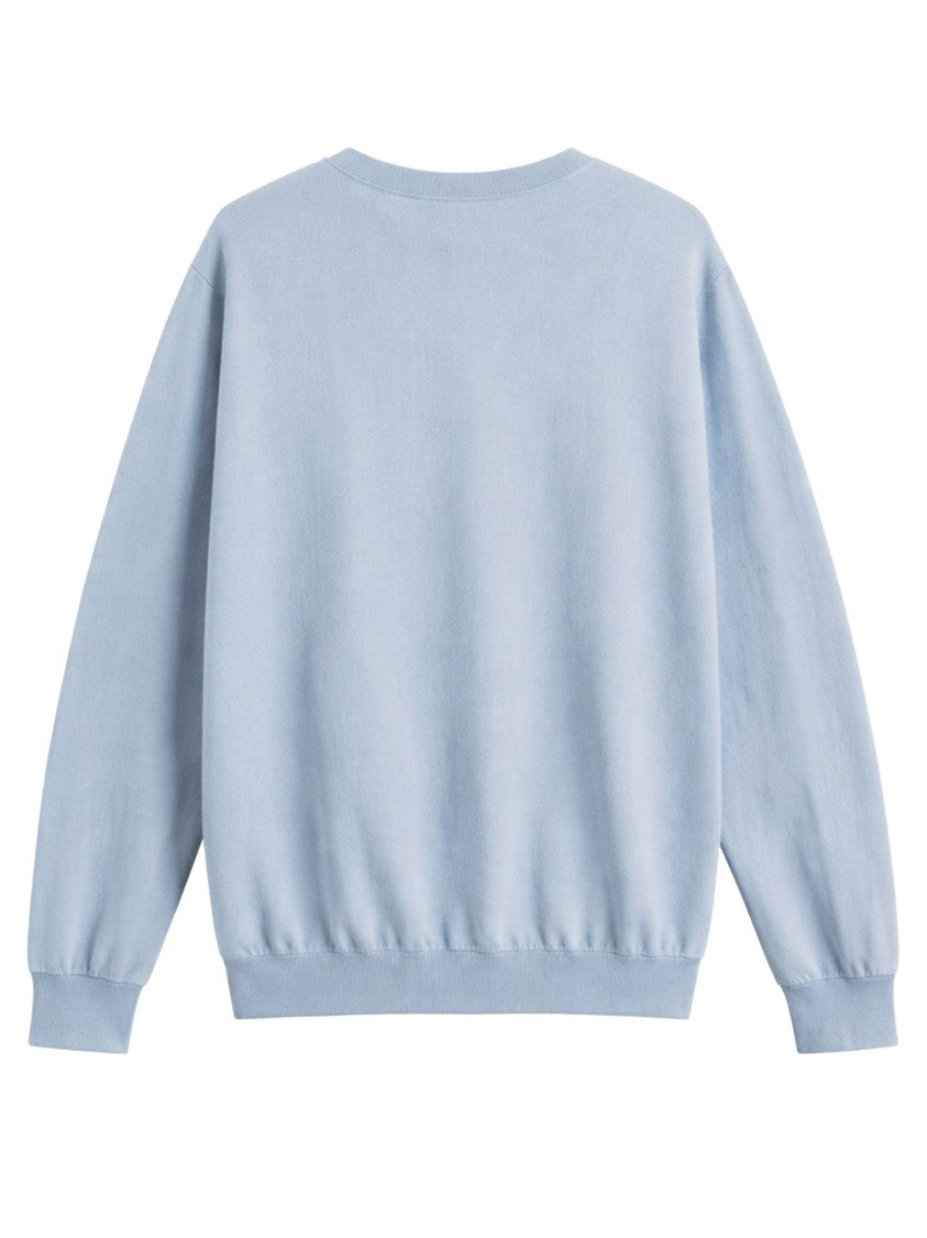 Woolrich Light Blue Cotton Crew Neck Sweater
