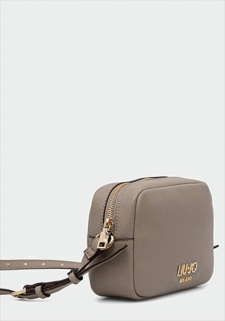 Liu Jo Small Rectangular Shoulder Bag With Drummed-Effect Texture