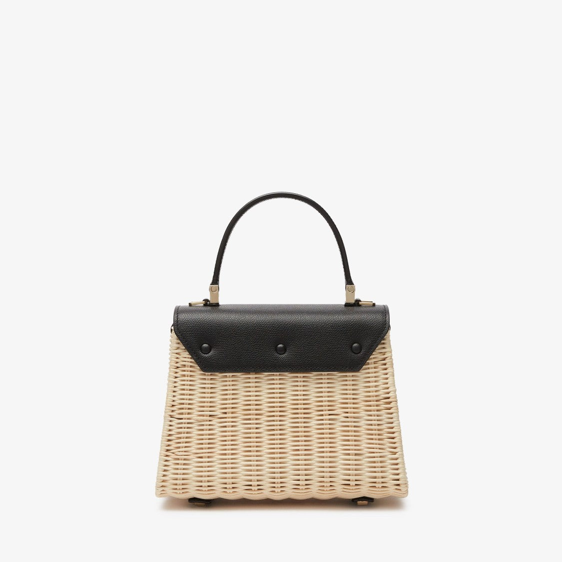 Valextra Iside Small Wicker Bag