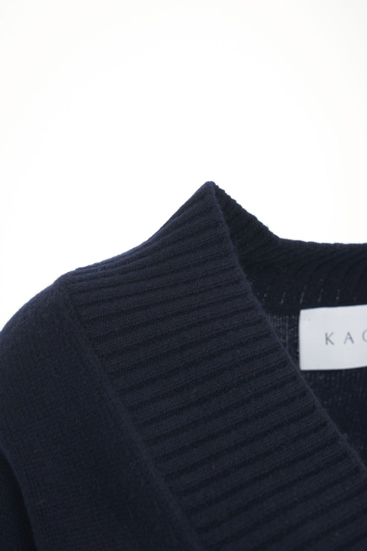 Kaos Relaxed Oversized V-Neck Wool Sweater