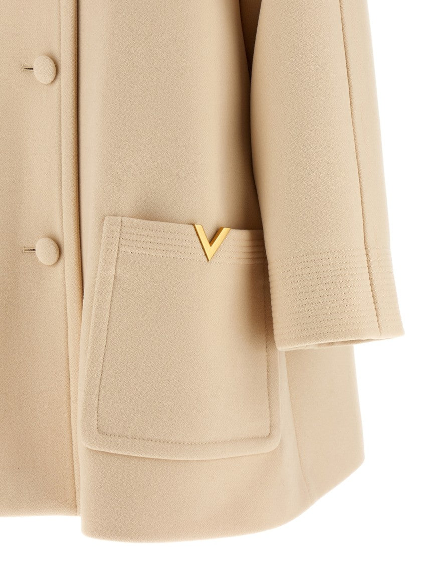 Valentino Garavani Wool Drap Coat