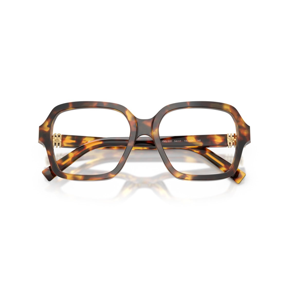 Miu Miu 0Mu 03Yv Oversized Tortoiseshell Square Sunglasses