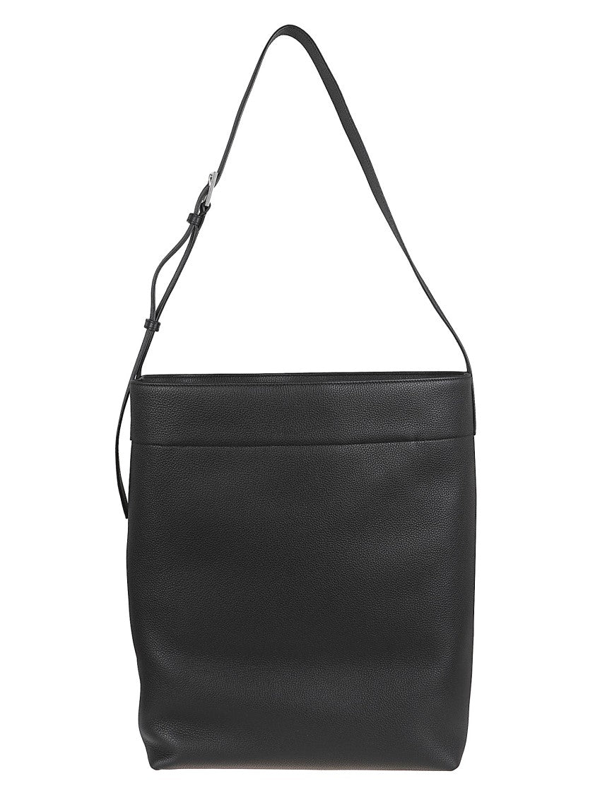 Tom Ford Structured Black Shopping Bag With Adjustable Shoulder Strap