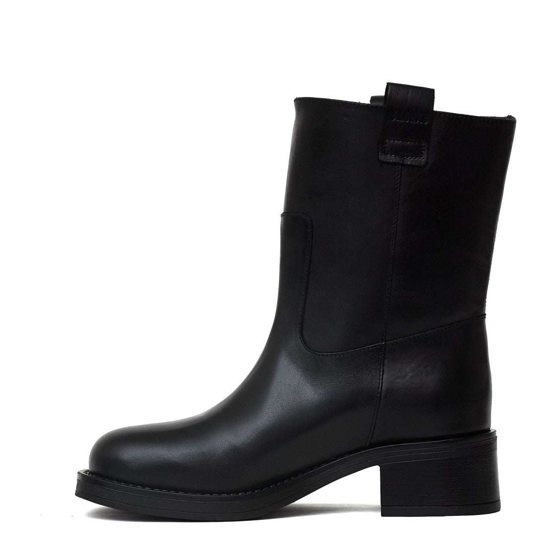 Alohas Rajan Black Aged Leather Boots