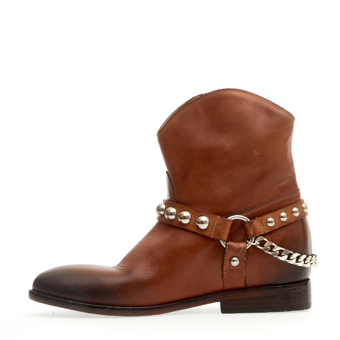 Strategia Texan Leather Cork Washed Studs