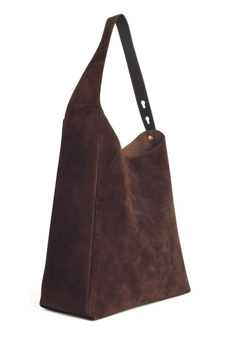 Tory Burch Ebony Suede Hobo Bag