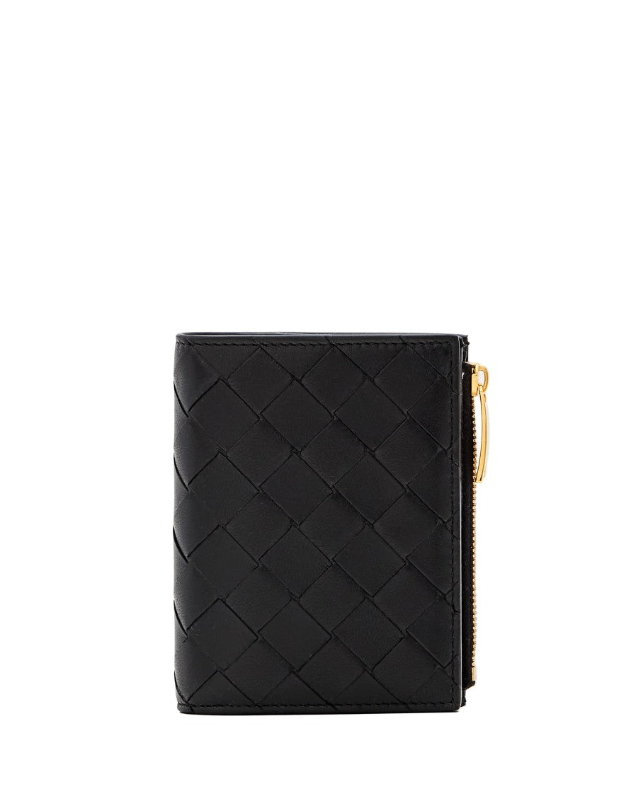 Bottega Veneta Intrecciato Pattern Leather Card Holder